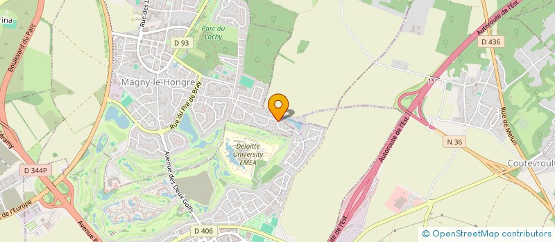 localisation de l'entreprise LES PETITES BRUYERES  MAGNY-LE-HONGRE