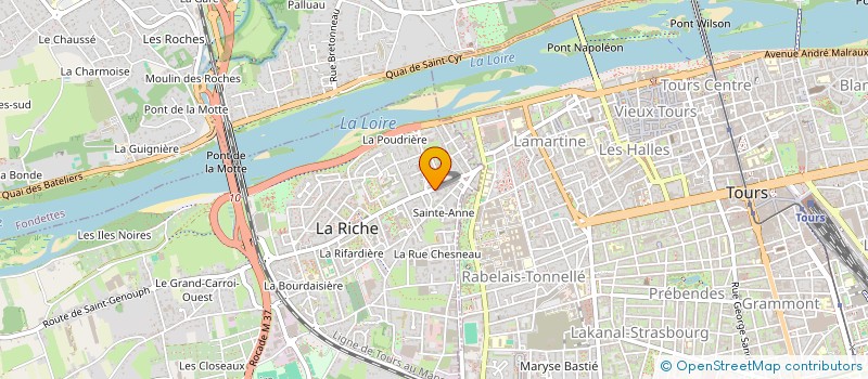 localisation de l'entreprise LES PETITES BULLES D'AIR  LA RICHE