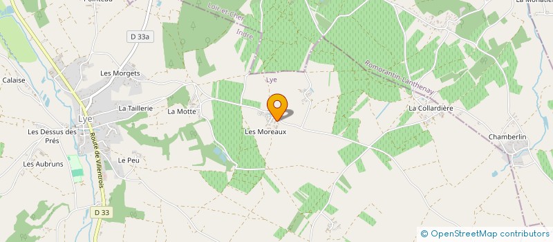 localisation de l'entreprise LES PETITES BURETTES à LYE