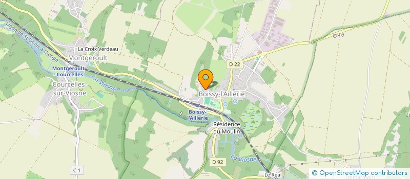 localisation de l'entreprise LES PETITES CANAILLES à BOISSY-L'AILLERIE