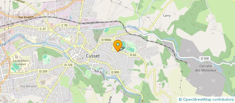 localisation de l'entreprise LES PETITES CANAILLES à CUSSET