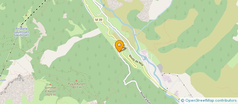 localisation de l'entreprise LES PETITES CANAILLES  SAINT-ETIENNE-DE-TINEE