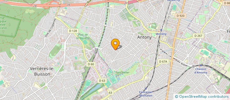 localisation de l'entreprise LES PETITES CANTINES ANTONY à ANTONY