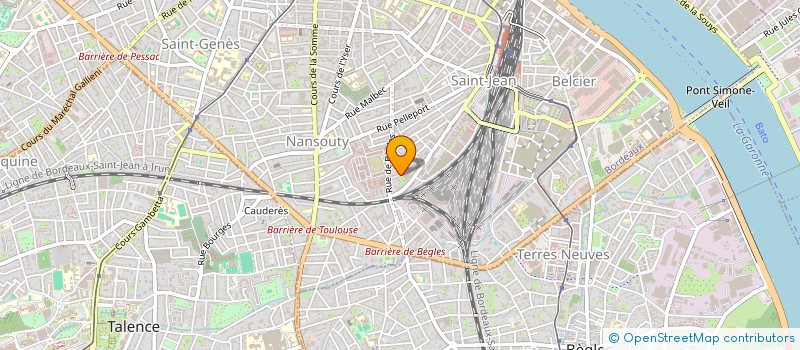 localisation de l'entreprise LES PETITES CANTINES BORDEAUX  BORDEAUX