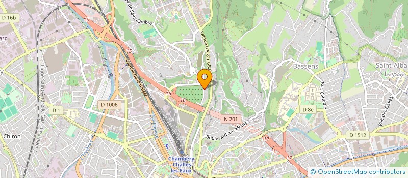 localisation de l'entreprise LES PETITES CANTINES CHAMBERY  CHAMBERY