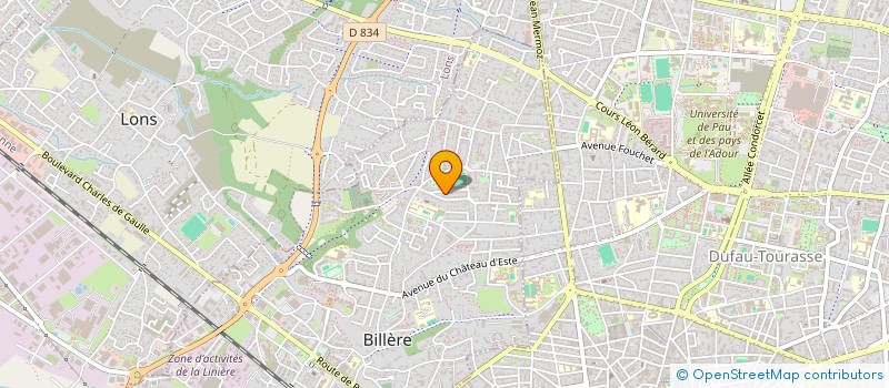 localisation de l'entreprise LES PETITES CANTINES PAU à BILLERE