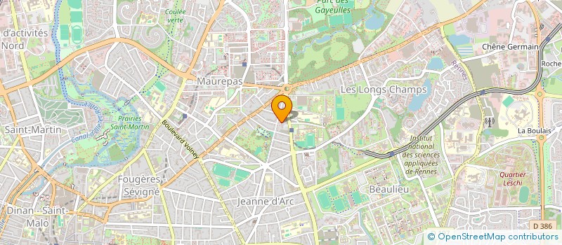 localisation de l'entreprise LES PETITES CANTINES RENNES  RENNES