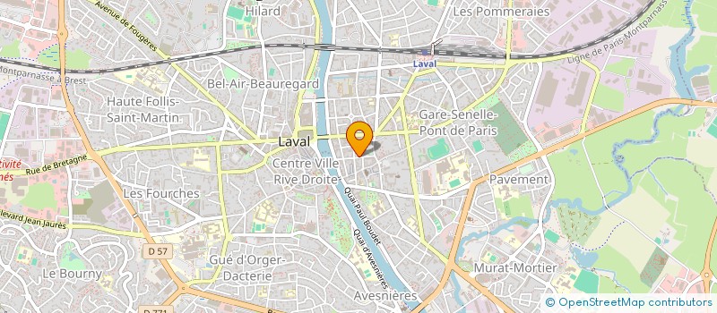 localisation de l'entreprise LES PETITES CITES DE CARACTERE MAYENNE à LAVAL