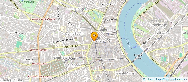 localisation de l'entreprise LES PETITES CLEFS BORDELAISES  BORDEAUX