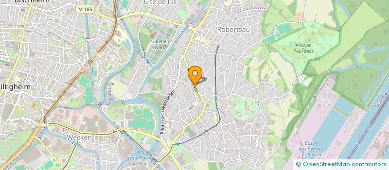 localisation de l'entreprise LES PETITES COCCINELLES DES CHERUBINS 2 à STRASBOURG