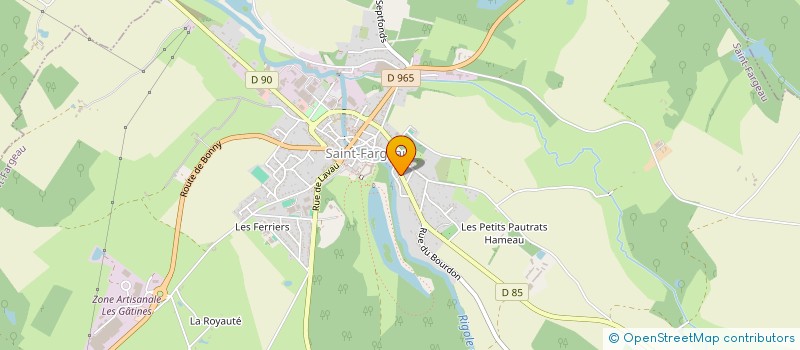 localisation de l'entreprise LES PETITES COCOTTES  SAINT-FARGEAU
