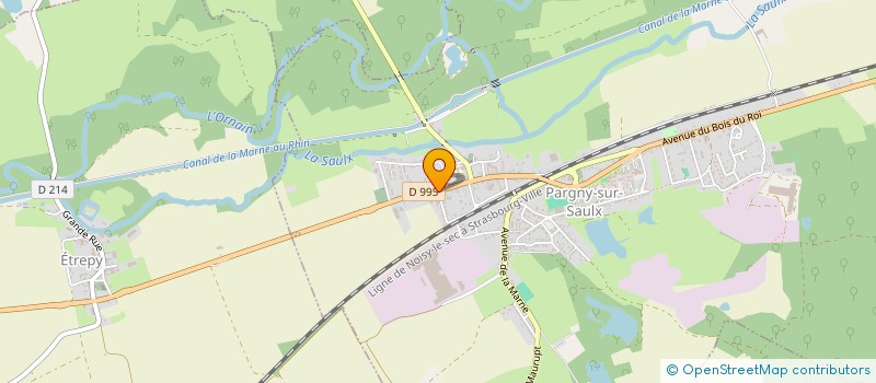 localisation de l'entreprise LES PETITES COMMERCANTES  PARGNY-SUR-SAULX
