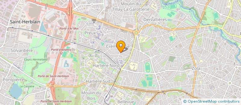localisation de l'entreprise LES PETITES COUPURES à SAINT-HERBLAIN