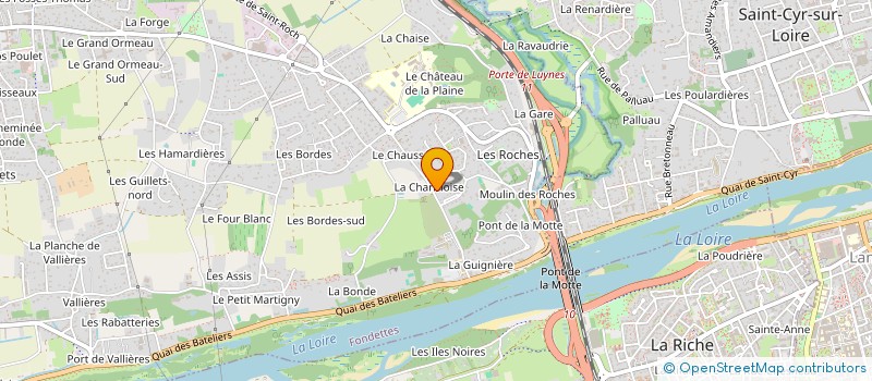 localisation de l'entreprise LES PETITES CRAPOUILLES à FONDETTES