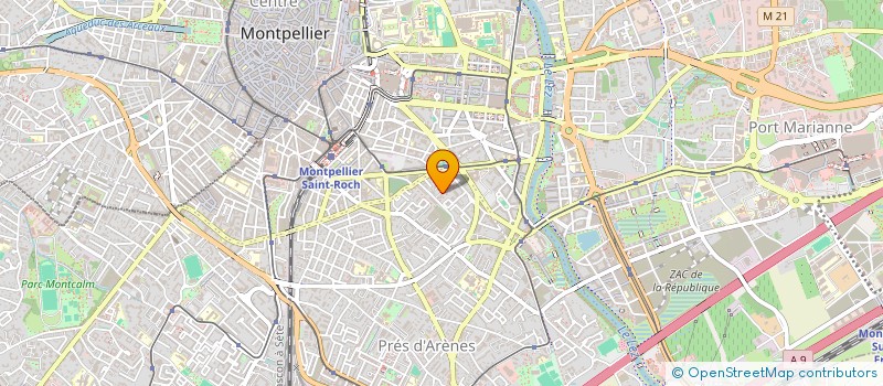 localisation de l'entreprise LES PETITES CUILLERES à MONTPELLIER
