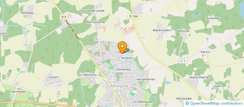 localisation de l'entreprise LES PETITES DATES à KERVIGNAC
