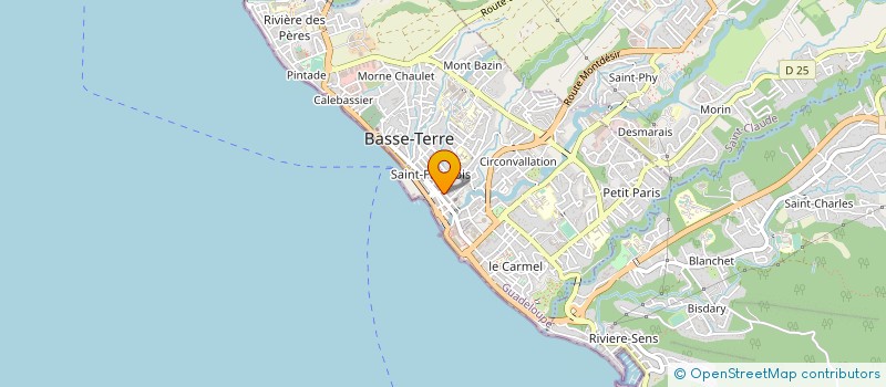 localisation de l'entreprise LES PETITES DEMOISELLES à BASSE-TERRE