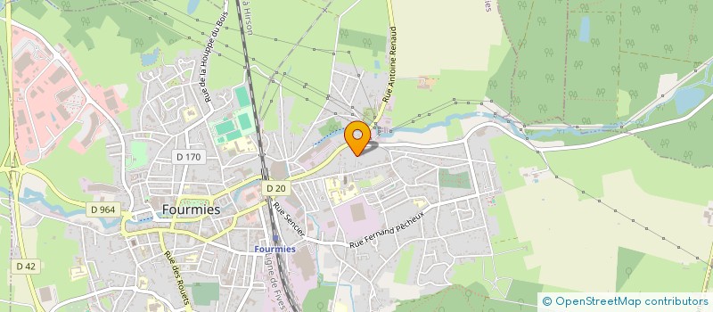 localisation de l'entreprise LES PETITES ECURIES  FOURMIES