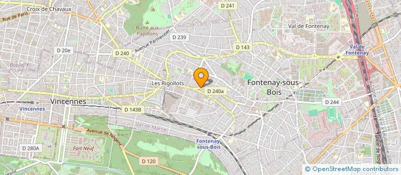 localisation de l'entreprise LES PETITES EDITIONS EPHEMERES à FONTENAY-SOUS-BOIS