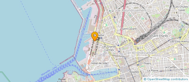 localisation de l'entreprise LES PETITES ESSENTIELLES à MARSEILLE
