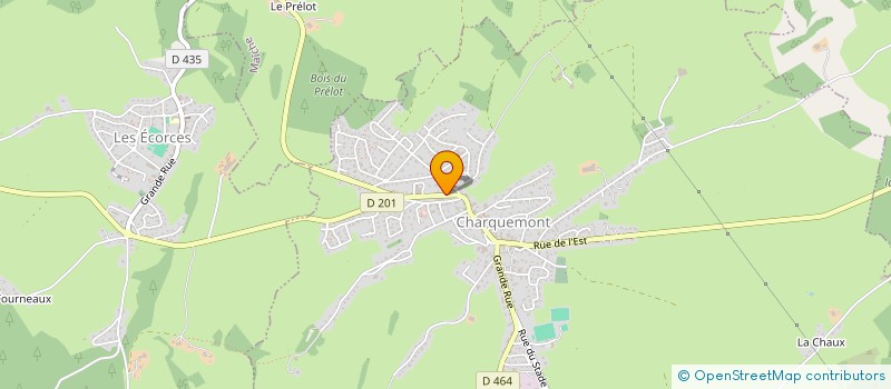 localisation de l'entreprise LES PETITES ETOILES DES CHERUBINS à CHARQUEMONT