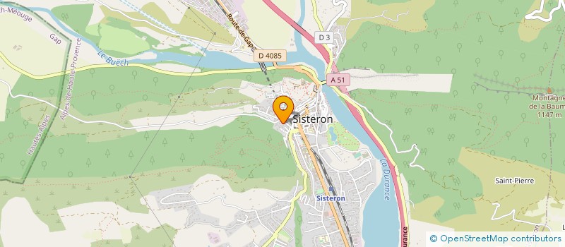 localisation de l'entreprise LES PETITES FOURMIS  SISTERON