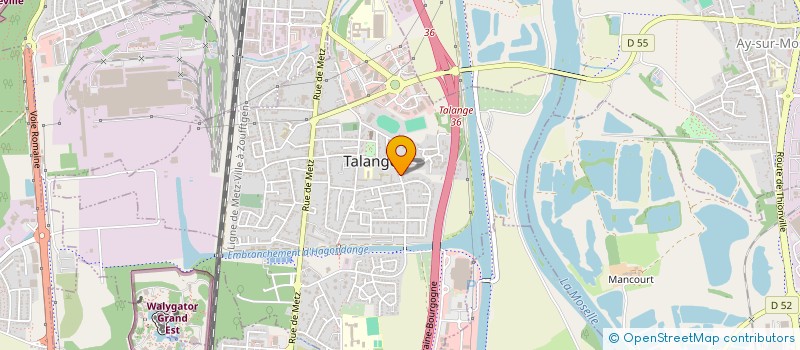 localisation de l'entreprise LES PETITES FRIMOUSSES à TALANGE