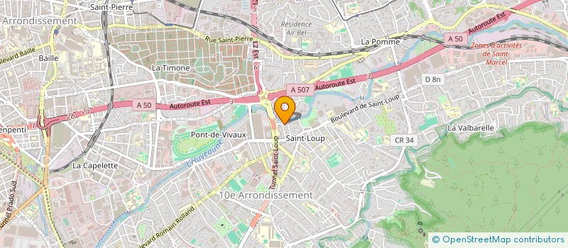 localisation de l'entreprise LES PETITES FRIMOUSSES  MARSEILLE