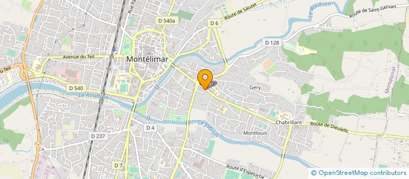 localisation de l'entreprise LES PETITES FRIMOUSSES DE MONTELO à MONTELIMAR
