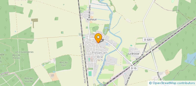 localisation de l'entreprise LES PETITES FRIMOUSSES DE PRESLES  PRESLES-EN-BRIE