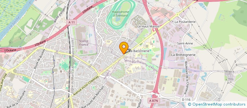 localisation de l'entreprise LES PETITES FRIPOUILLES à ECOUFLANT