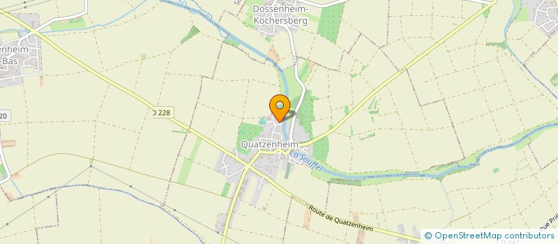 localisation de l'entreprise LES PETITES FUGUES à QUATZENHEIM