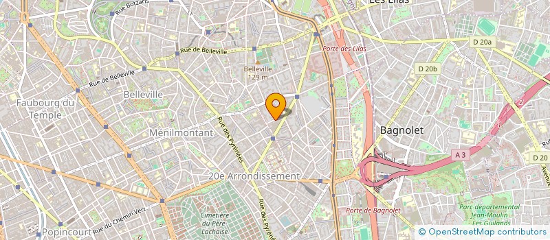 localisation de l'entreprise LES PETITES GRAINES  PARIS