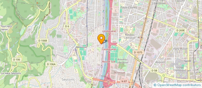 localisation de l'entreprise LES PETITES GRAINES DE BONHEUR à SEYSSINS