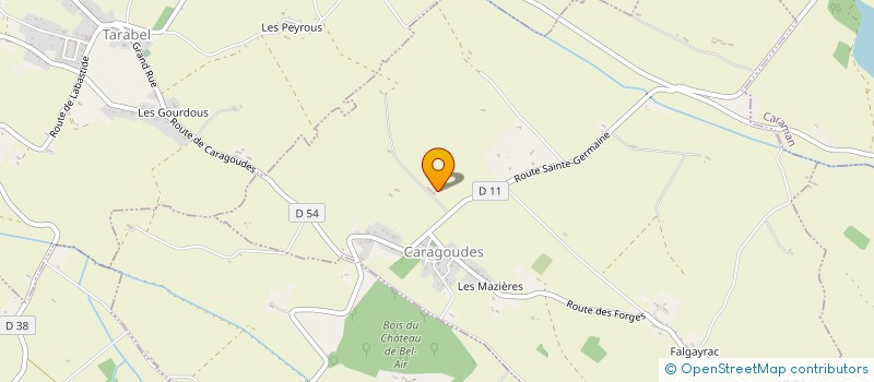 localisation de l'entreprise LES PETITES GRAINES LAURAGAISES à CARAMAN