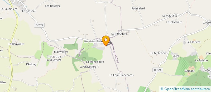 localisation de l'entreprise LES PETITES HAIES à SAINT-PIERRE-LA-BRUYERE