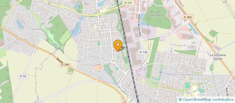 localisation de l'entreprise LES PETITES HISTOIRES  SAVIGNY-LE-TEMPLE