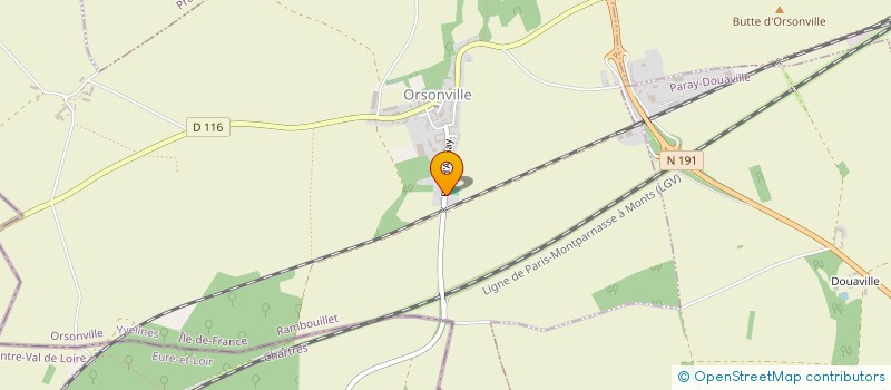 localisation de l'entreprise LES PETITES LUMIERES  ORSONVILLE