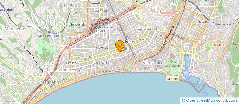 localisation de l'entreprise LES PETITES LUNETTES à NICE