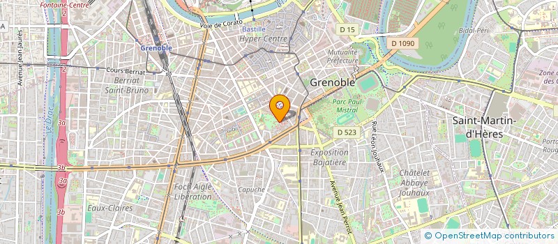 localisation de l'entreprise LES PETITES MAINS à GRENOBLE