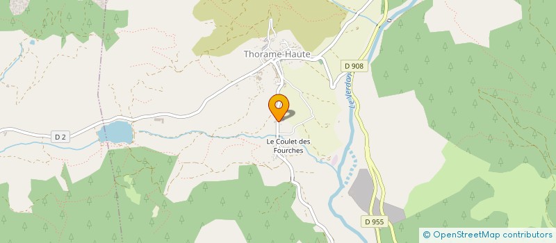 localisation de l'entreprise LES PETITES MAINS à THORAME-HAUTE