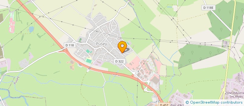 localisation de l'entreprise LES PETITES MAINS  PUSEY