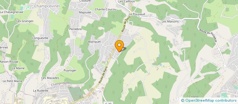 localisation de l'entreprise LES PETITES MAINS  TRELISSAC