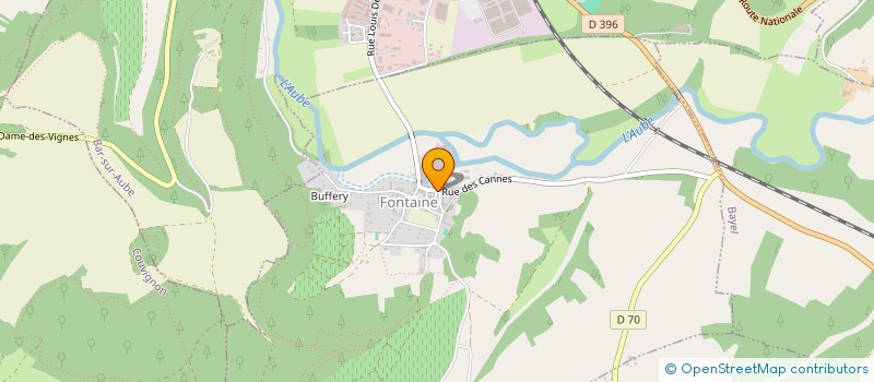 localisation de l'entreprise LES PETITES MAINS  FONTAINE