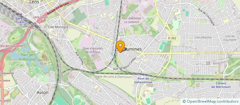 localisation de l'entreprise LES PETITES MAINS  SALLAUMINES