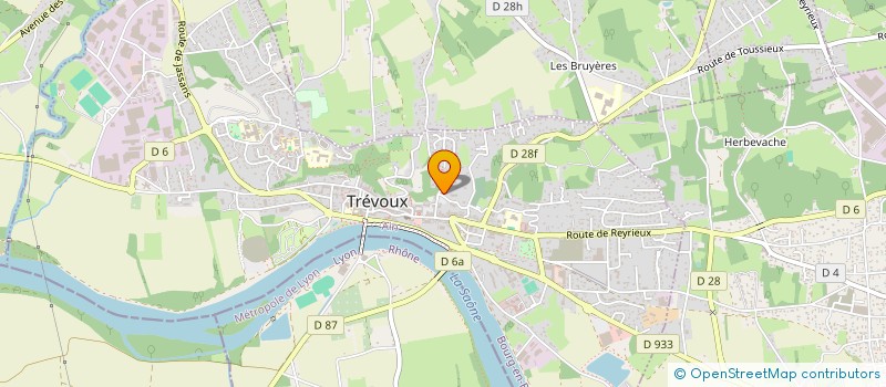 localisation de l'entreprise LES PETITES MAINS D'HURONGUES à TREVOUX