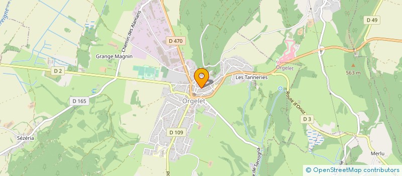 localisation de l'entreprise LES PETITES MAINS D'ORGELET  ORGELET