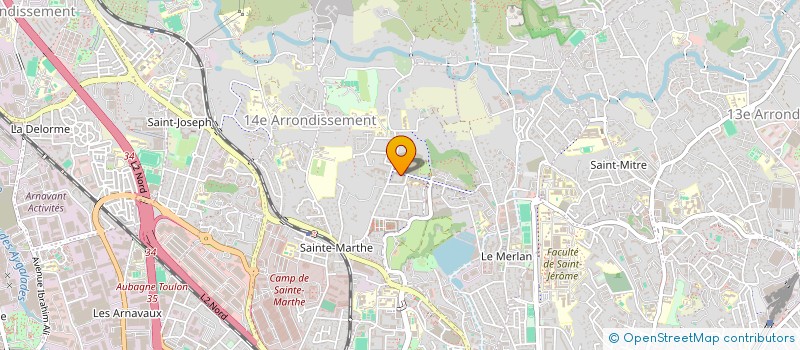 localisation de l'entreprise LES PETITES MAINS DE DEMAIN à MARSEILLE