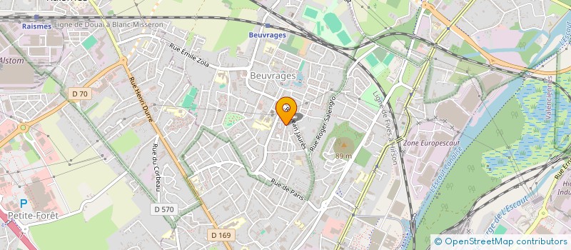 localisation de l'entreprise LES PETITES MAINS DE FEES  BEUVRAGES