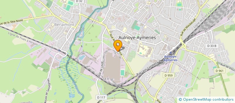 localisation de l'entreprise LES PETITES MAINS DE JOLIOT à AULNOYE-AYMERIES